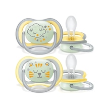 Philips Avent Ultra Air Nighttime Karanlıkta Parlar Gece Emziği +18 Ay Çok Renkli