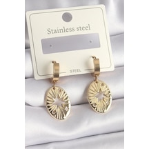 316l Çelik Gold Renk Kutup Yıldız İşleme Kadın Küpe Çok Renkli 316l Çelik Gold Renk Kutup Yıldız İşleme Kadın Küpe Çok Renkli