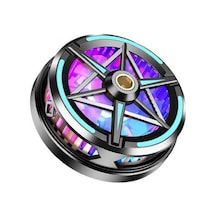 Polham Süper Hızlı Nano Soğutuculu Manyetik Mıknatıslı Telefon Soğutucu Fan, Rgb Işıklı Universal