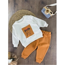 Dear Desenli Mevsimlik 2li Takım Kahve Dear Desenli Mevsimlik 2li Takım Kahve