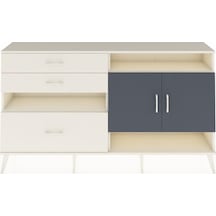 Arges Konsol 4 Raflı 3 Çekmeceli 2 Kapaklı 176x30x99 Aytaşı-antra Aytaşı-antrasit/aytaşı