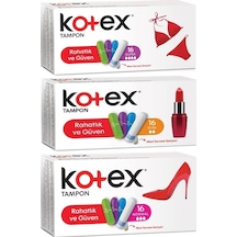 Kotex Tampon Süper - Mini - Normal 48 Li Karma Set 3pk 16