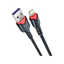 Syrox C93 Örgü Lightning 2 Amper Hızlı Şarj Ve Data Kablo - 1 Mt