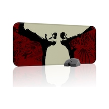 Yakuza Kaymaz Dikişli Kauçuk Oyuncu Mousepad V1 - 70x30 Xl Gaming Mouse Pad Fare Altlığı