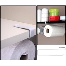 Metal 2 Cm Kalınlık Raf Altı Kağıt Havlu Fincan Askılığı Metal Beyaz Cn Diğer