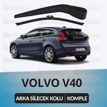 Volvo V40 2013 - 2017 Komple Arka Silecek Kolu ve  Süpürgesi