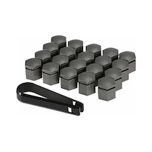 Üniversal Gri Bijon Kapağı 17Mm