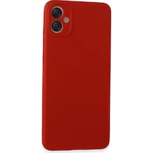Newface Samsung Galaxy A05 Kılıf First Silikon - Kırmızı