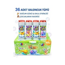36 Adet Bumbum Baloncuk Köpük Tüpü Bx40