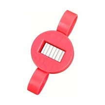 Honeybeeshop Kırmızı Fasulye Dilimleyici Rende Sebze Doğrayıcı Döner Multifonksiyonel Mutfak Aleti Kırmızı