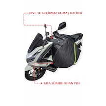 Pcx-n Max-max T-glamaro Max Diz Örtüsü Rüzgar Koruma Kalın Özel Yapım-2309 Siyah