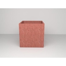 Nuano Consept Kübik Serisi Köşeli Saksı Kiremit 20x20