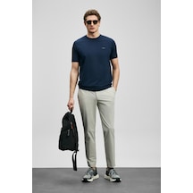 Lufian Daxon Smart Erkek Chino Pantolon Slim Fit Taş Taş 111190359100190