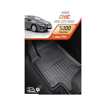 Siyah Honda Civic 2006 - 2012 Arası 4d Havuzlu Paspas Takımı