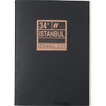 Deffter İstanbul Pencereli Defter Çok Renkli