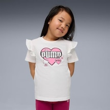Puma Puma X Hk&fr Ruffle Kız Çocuk Beyaz Tişört Beyaz