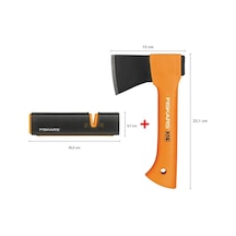 Fiskars Parçalama Baltası Xxs-x5 + Balta Ve Bıçak Bileyici
