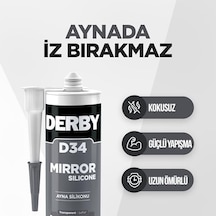 D34 Ayna Silikonu Şeffaf - 320g