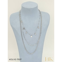 Kolye Metal Minimal Şıklık Zarif Hediye Model 55d5cd Çok Renkli