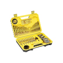Dewalt DT71563-QZ Metal Ahşap Duvar Vidalama Testere Matkap Ucu Seti 100 Parça