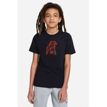 Star Wars Baskılı Unisex Çocuk Siyah T-Shirt (528347814)