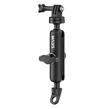 Sjcam Zc2401 Motosiklet Ayna Bağlantılı Aksiyon Kamera Montaj Aparatı Siyah