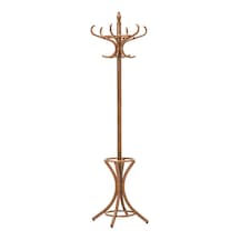 Adore Mobilya Handy Mate Dorya 12'li Ahşap Askılık Ceviz 51 x 185 x 51 CM Ceviz
