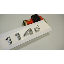Bmw 114D Bagaj Krom Metal 3M 3D Yazı Logo