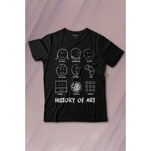 History Of Art Monet Dali Da Vinci Baskılı Tişört Çocuk T-shirt 001