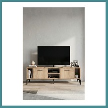 Trendexa Linya Tv Sehpası Suntalam Bej 160x35 Cm Mac