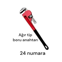 Boru Anahtarı Maşalı İngiliz Anahtarı Boru Anahtarı 24 No Ağır Tip Boru Anahtarı