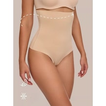 Private Model Iz Yapmaz Toparlayıcı Rahat Lazer Kesim Slip Külot Ten Renk Ten