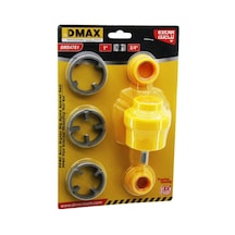 6pcs Plastik Su Borusu Dış Diş Açma Matkap Ucu 1 - 1/2 - 3/4 Go53/03237
