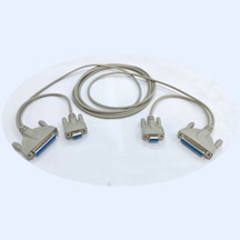Lpt 25pin+9 Pin Com Seri Port Kablo 2 Ucu Lpt+rs232 Kablo 3m