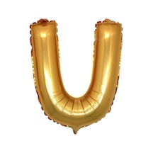 34 İnç U Gold Renk Harf Folyo Balon