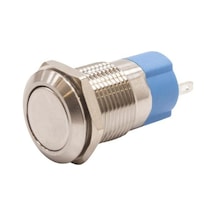 12A-P1Z 12Mm Düz Anahtarlı Metal Buton