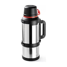 Tantitoni Okadi Travel Kulplu Silver Paslanmaz Çelik Termos 3,6 Lt Gri