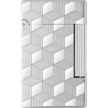 020840 St Dupont Inital Guilloche Silver Çakmak