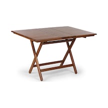 Atina Katlanır Masa 70cm 120cm Kahverengi