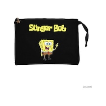 Zepplin Giyim Sünger Bob Clutch Astarlı Cüzdan El Çantası