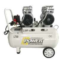 Power 2 Hp 8 Bar 50 LT Sessiz ve Yağsız Hava Kompresörü