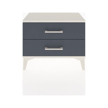 Arges Komodin 2 Çekmeceli 60x30x48 Aytaşı-antrasit Aytaşı