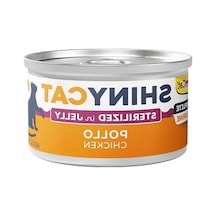 70 Gram Tavuklu Kısır Kedi Maması, Shinycat Jelly 0.75 LT - 2.5 LT - 12 KG