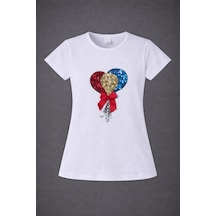 Dıgıl Kids Kız Çocuk Gösteri T-shirt Beyaz 2