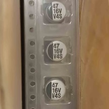 47mf 16v 6x5 Smd Kondansatör 200 Adet