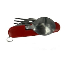 Zenvia K 524 Rd Çok Amaçlı Çakı Çatal, Kaşık, Bıçak 9cm - Plastik Gövde Znv2026 Çok Renkli