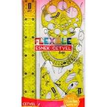Mikro Esnek Cetvel 5 Li Çizim Seti Sarı