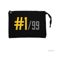 Zepplin Giyim Pubg Winner No1 Siyah Clutch Astarlı Cüzdan / El Çantası