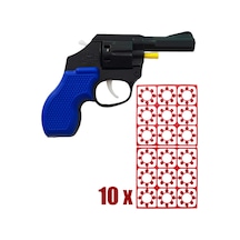 Pat Pat Mantar Tabancası 10 Paket Kapsül 1440 Adet Mantar Mavi