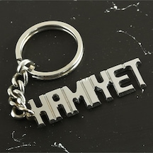 Hamiyet - 652 - - Nazblsmm - İsimli Anahtarlık Çok Renkli